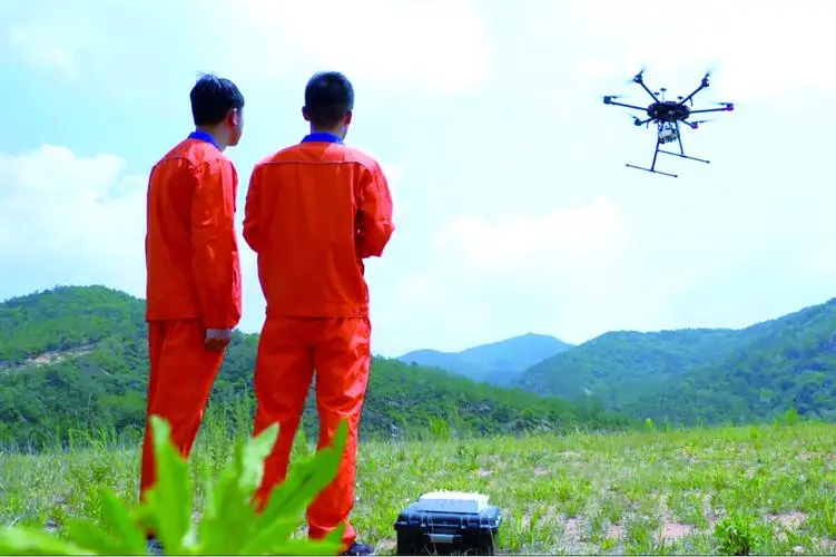 梅江无人机倾斜摄影巡检拍摄